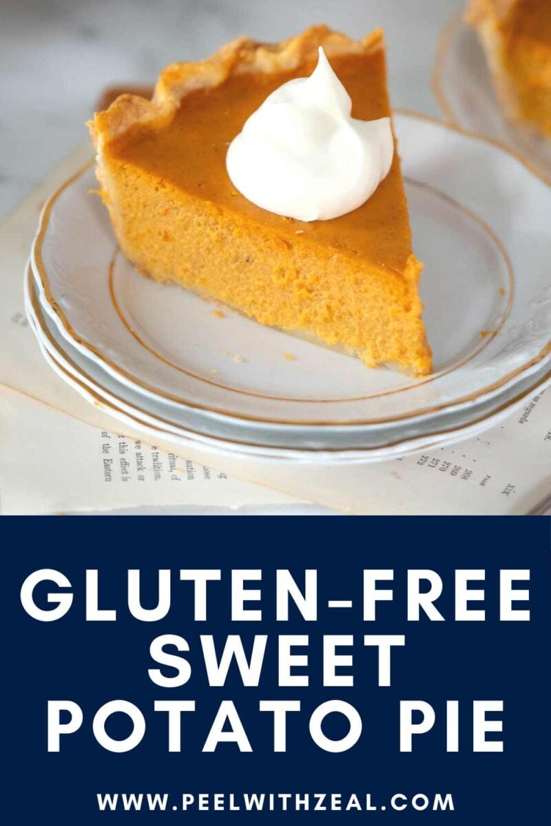 Slice of pie with whipped cream.