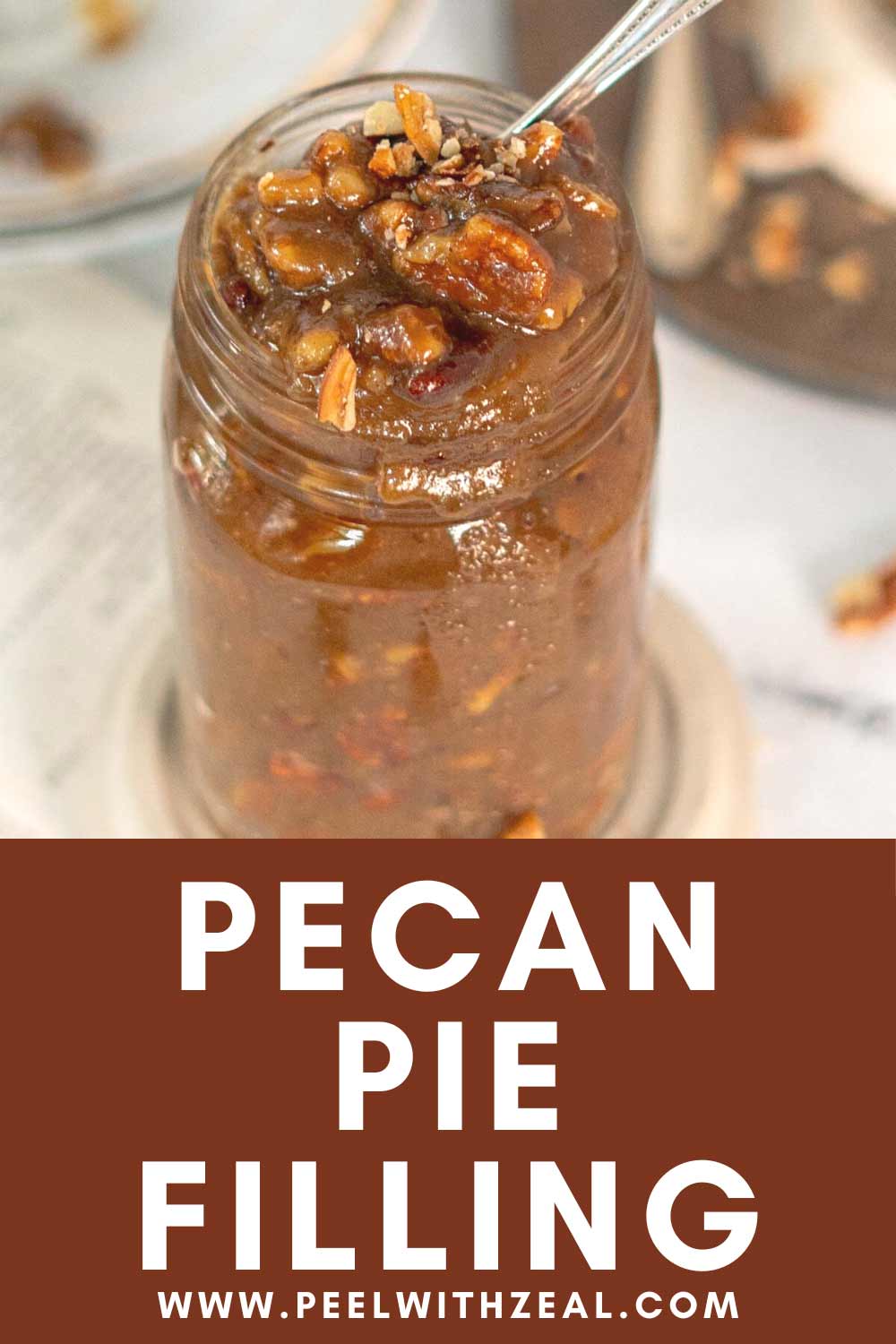 Pecan Pie Filling Peel with Zeal