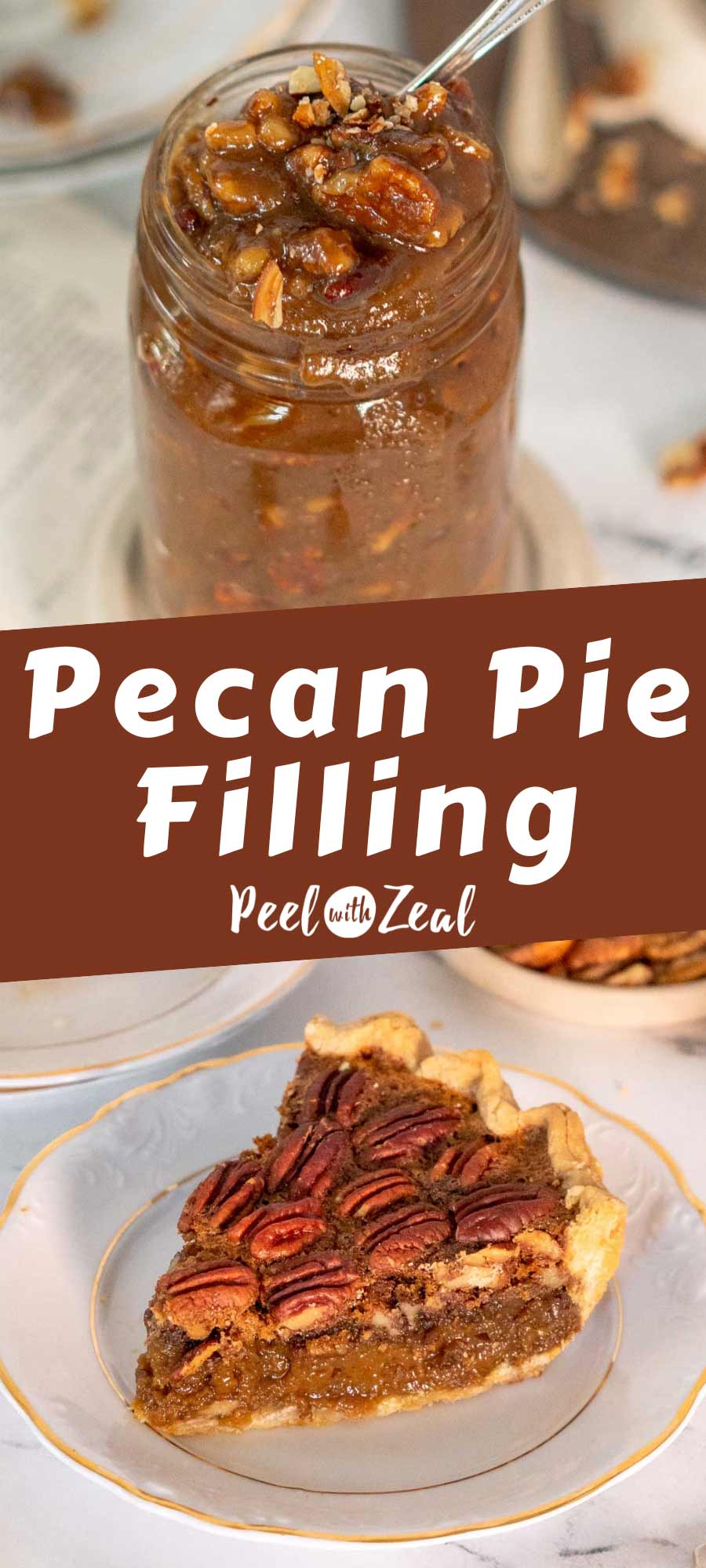 Pecan Pie Filling Peel with Zeal