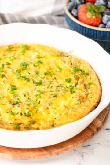 Ham and Cheese Crustless Quiche - Peel with Zeal