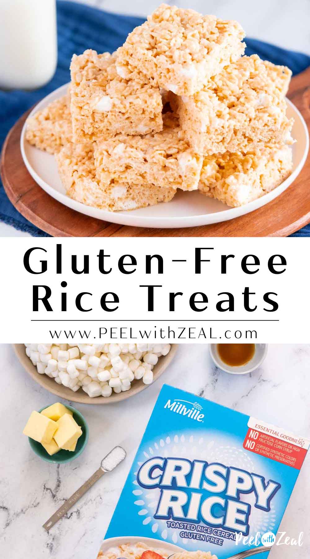 GlutenFree Rice Crispy Treats Peel with Zeal