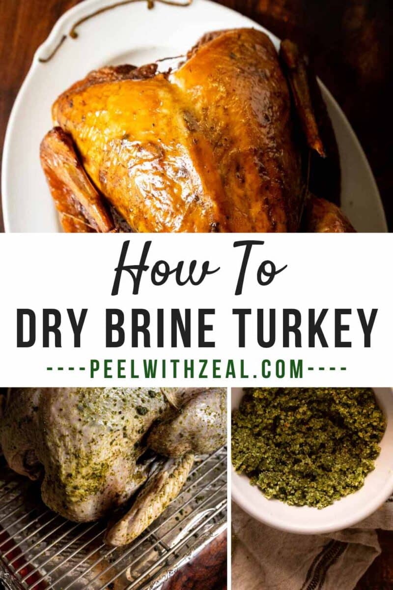 Roasted turkey on a platter.