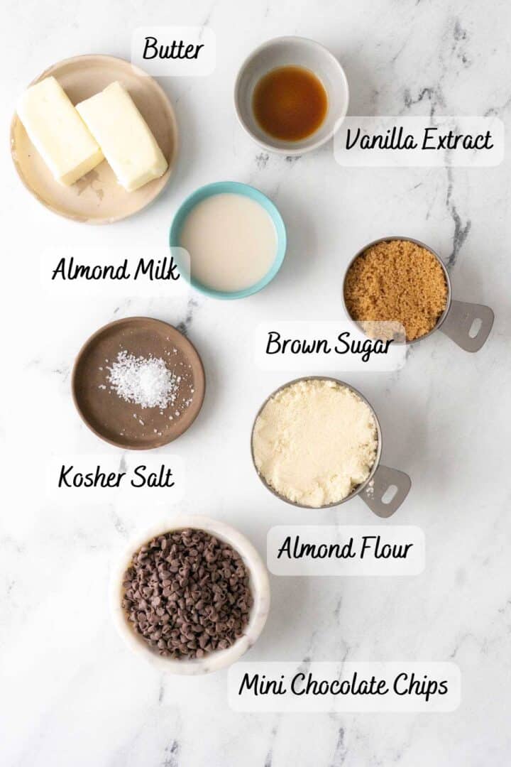 Edible GlutenFree Cookie Dough (Almond Flour)