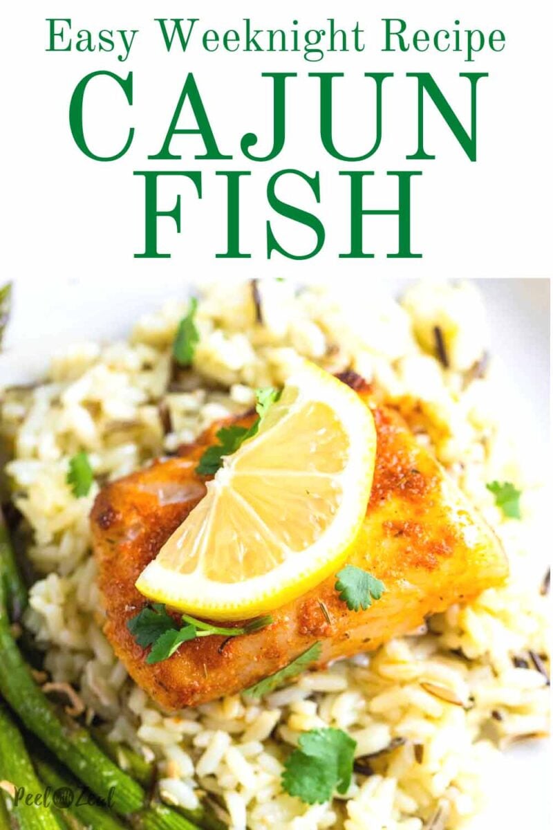 Fish on a bed of rice.