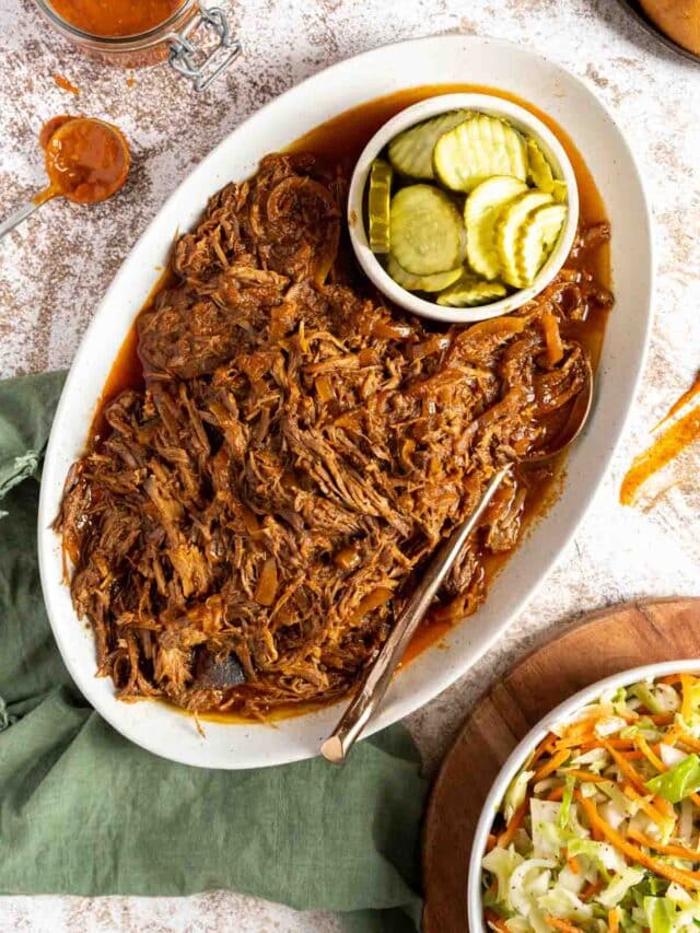 Crockpot BBQ Beef Recipe Peel with Zeal