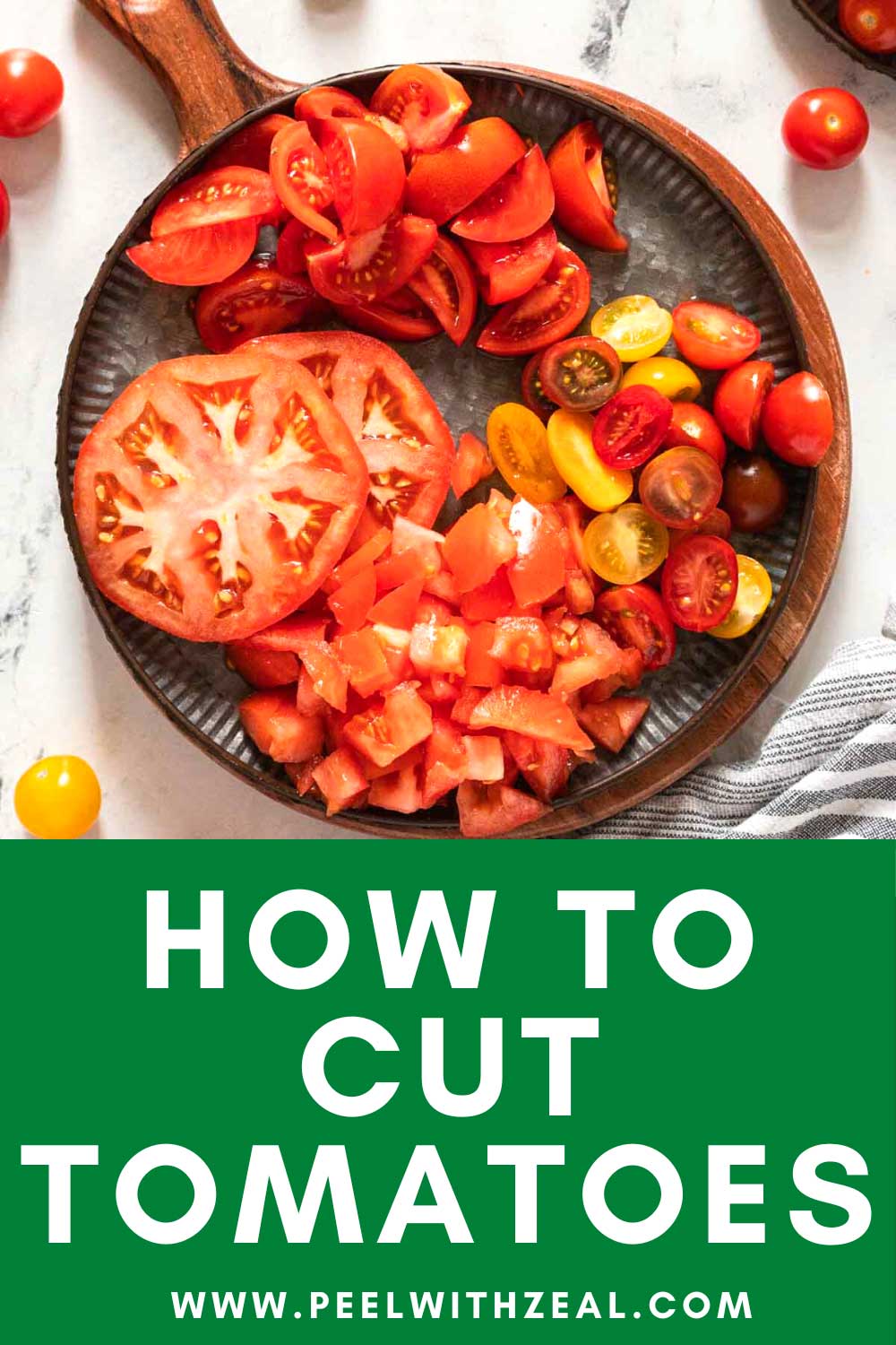 How to Cut Tomatoes for Salad Peel with Zeal