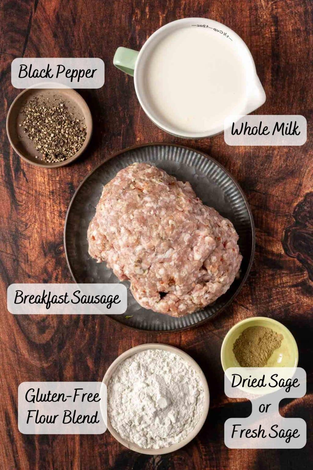 GlutenFree Sausage Gravy and Biscuits Peel with Zeal