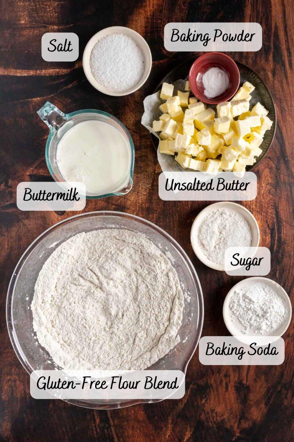 Flakey GlutenFree Buttermilk Biscuits (Dairy Free Option)