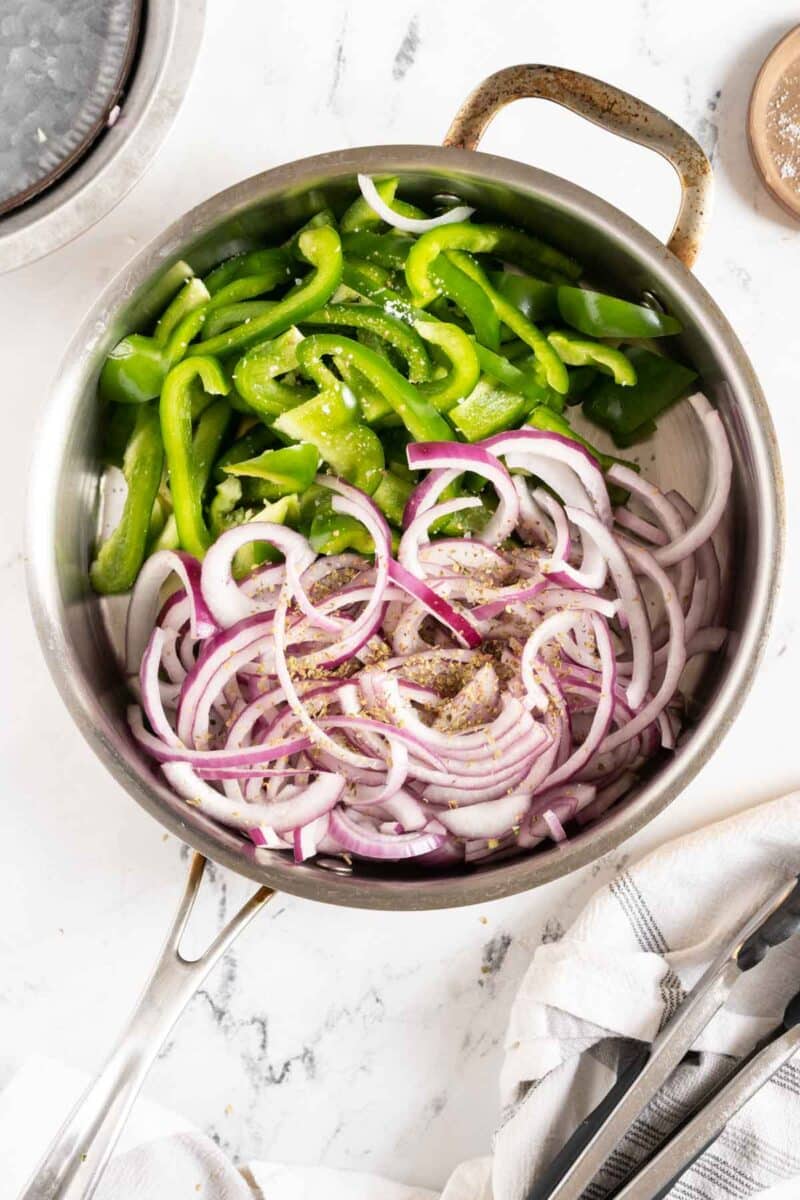 Fajita Veggies (Better than Chipotle) Peel with Zeal