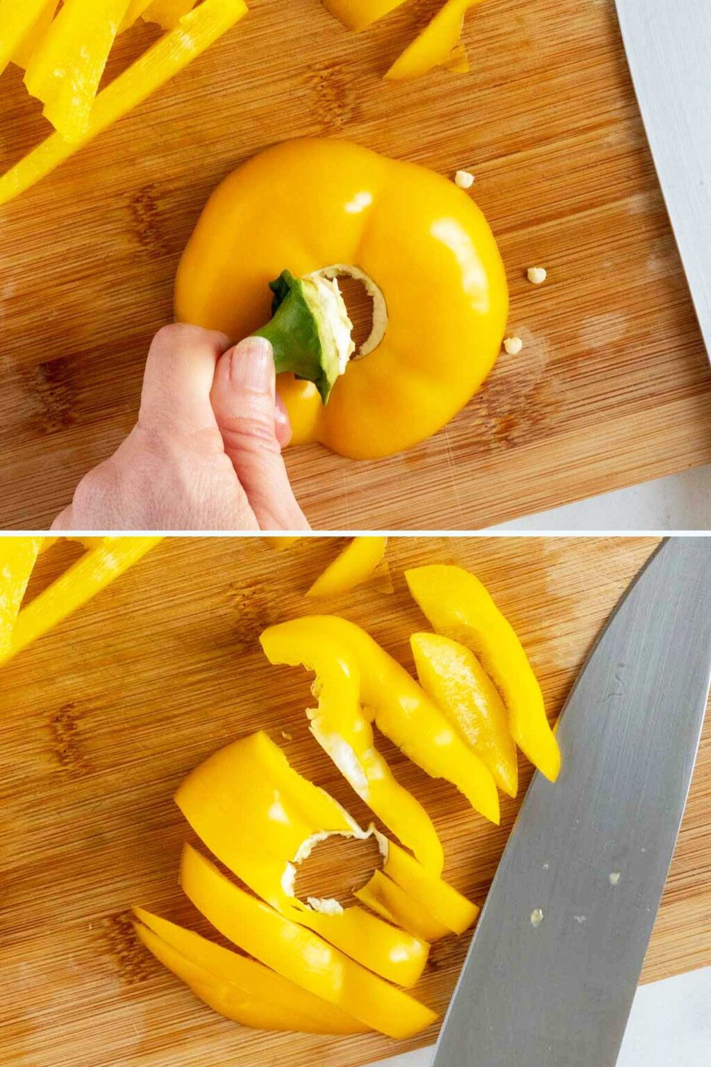How to Cut a Bell Pepper Peel with Zeal