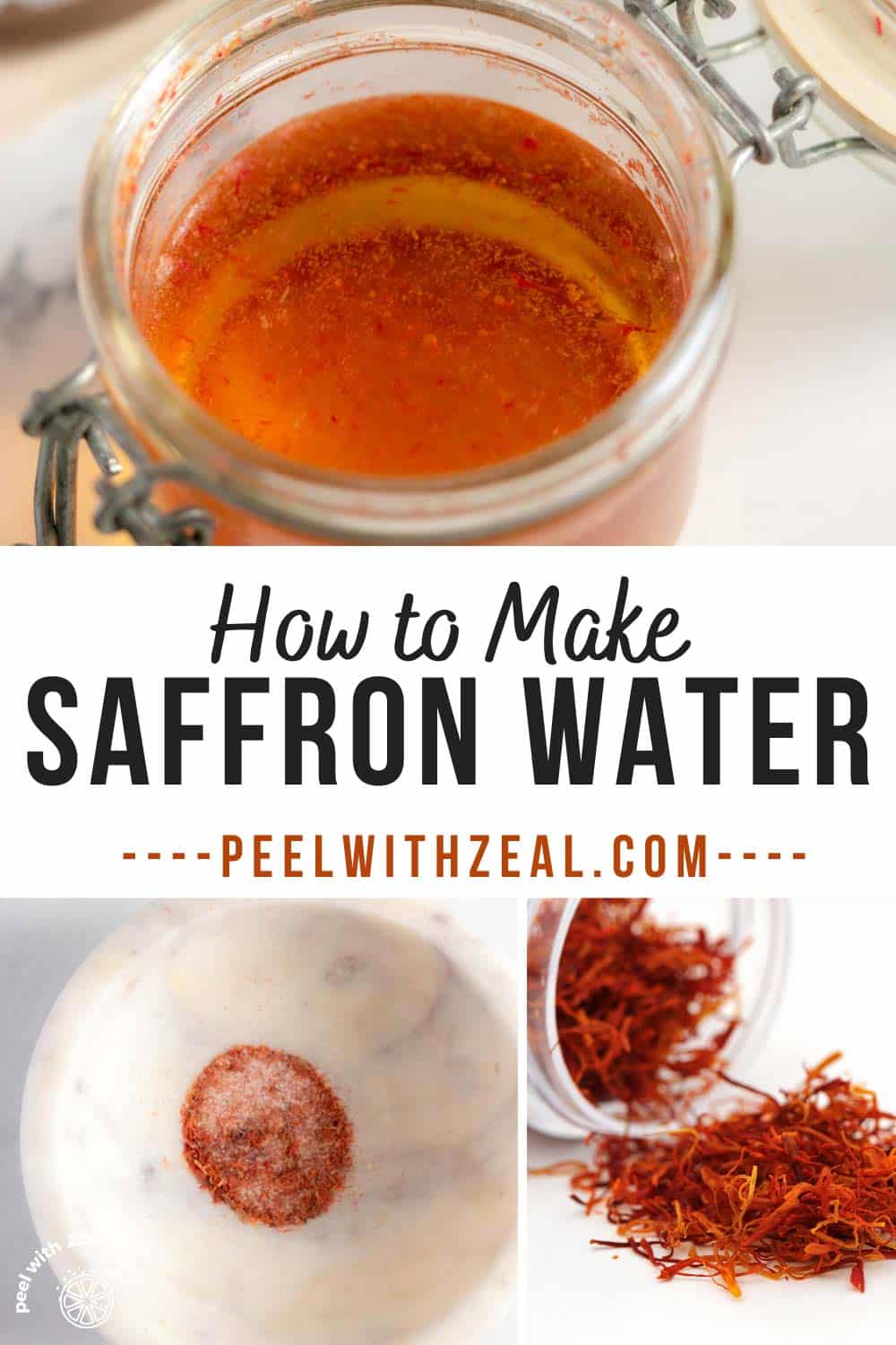 Saffron Water Peel with Zeal