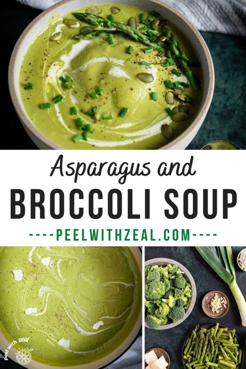 Green soup in a bowl.