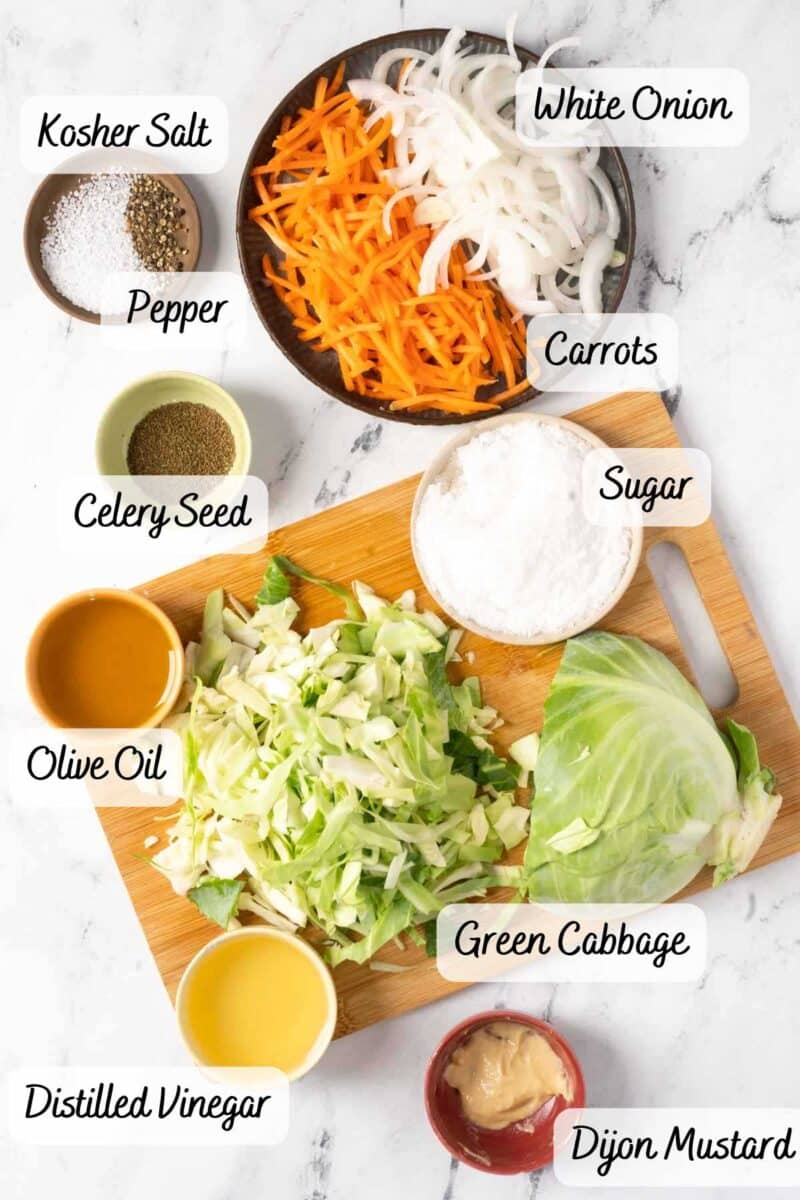 Old Fashioned Coleslaw with Vinegar Peel with Zeal