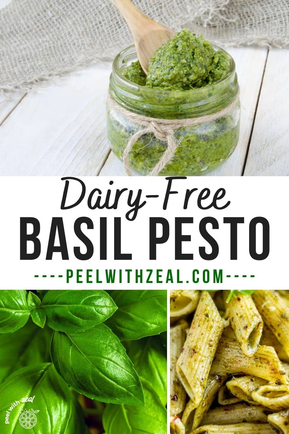 Easy Dairy Free Basil Pesto (Vegan Recipe 5 Minutes!)