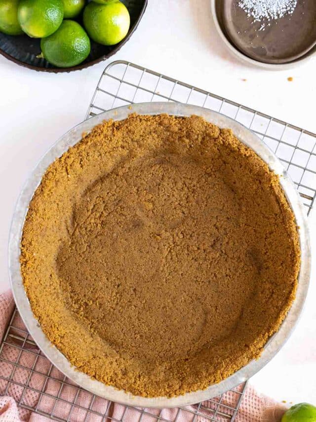 Gluten free graham cracker pie crust peel with zeal