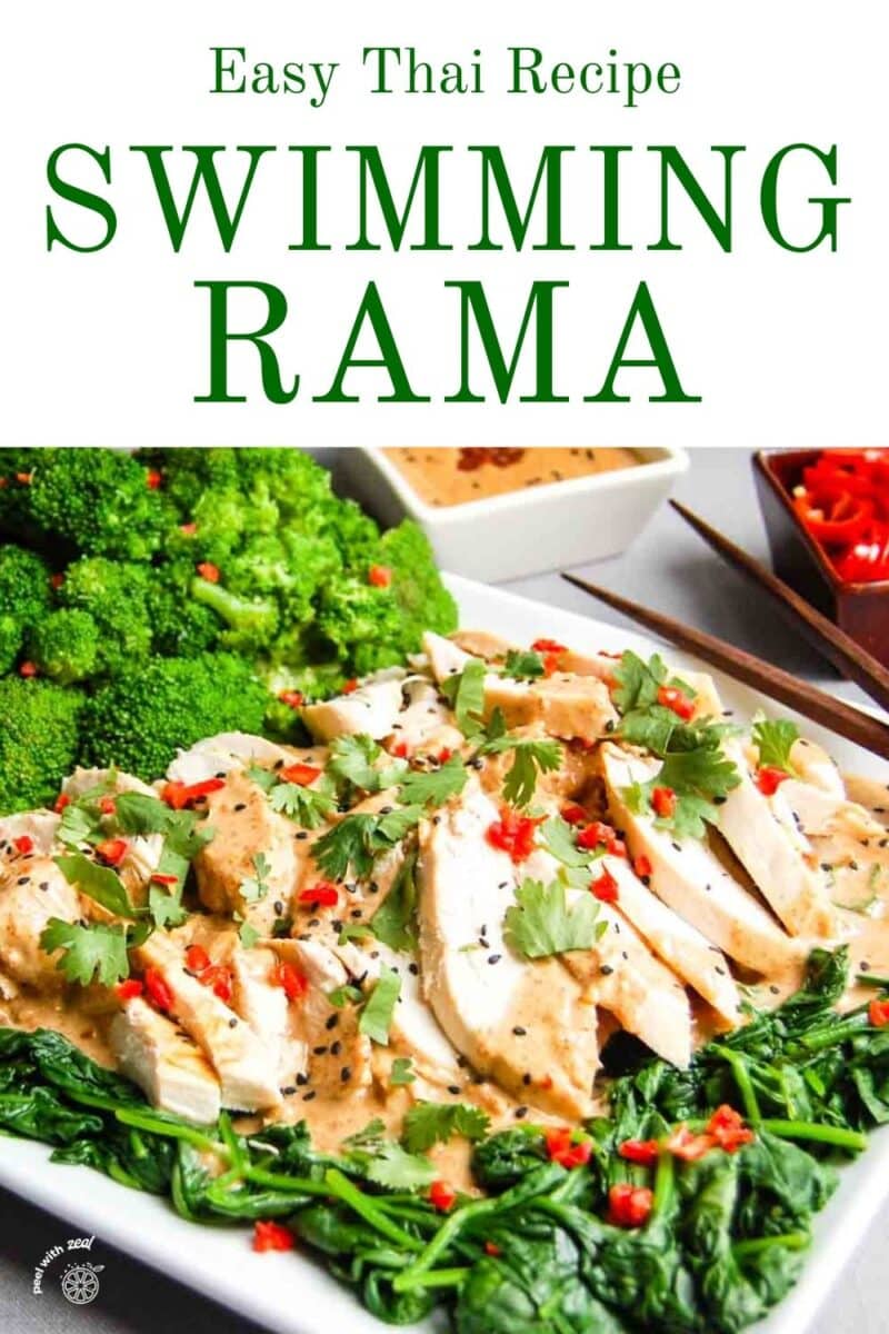 Chicken and spinach on a plate with sauce.