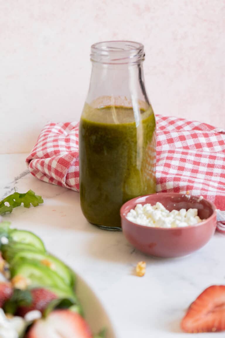 Fresh Basil Balsamic Vinaigrette Dressing Recipe