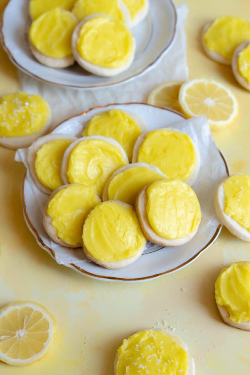 Gluten-Free Lemon Cookies (No Eggs- Dairy Free Option)