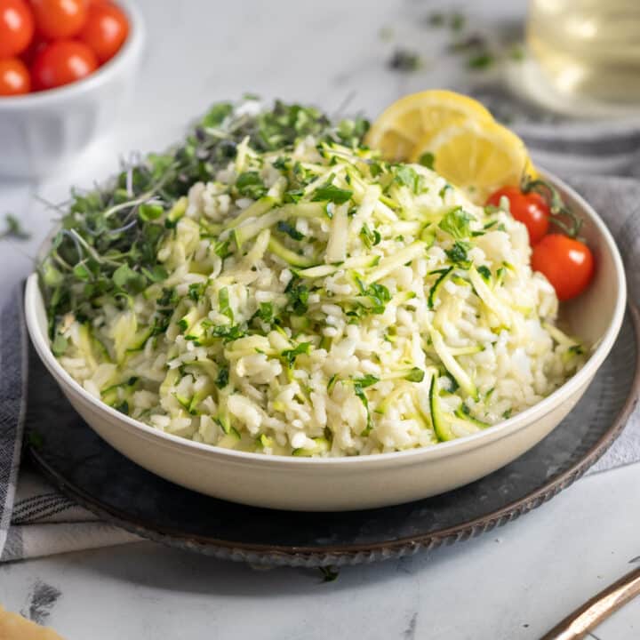 Creamy Zucchini Risotto Recipe- Peel with Zeal Creamy Zucchini Risotto Recipe- Peel with Zeal