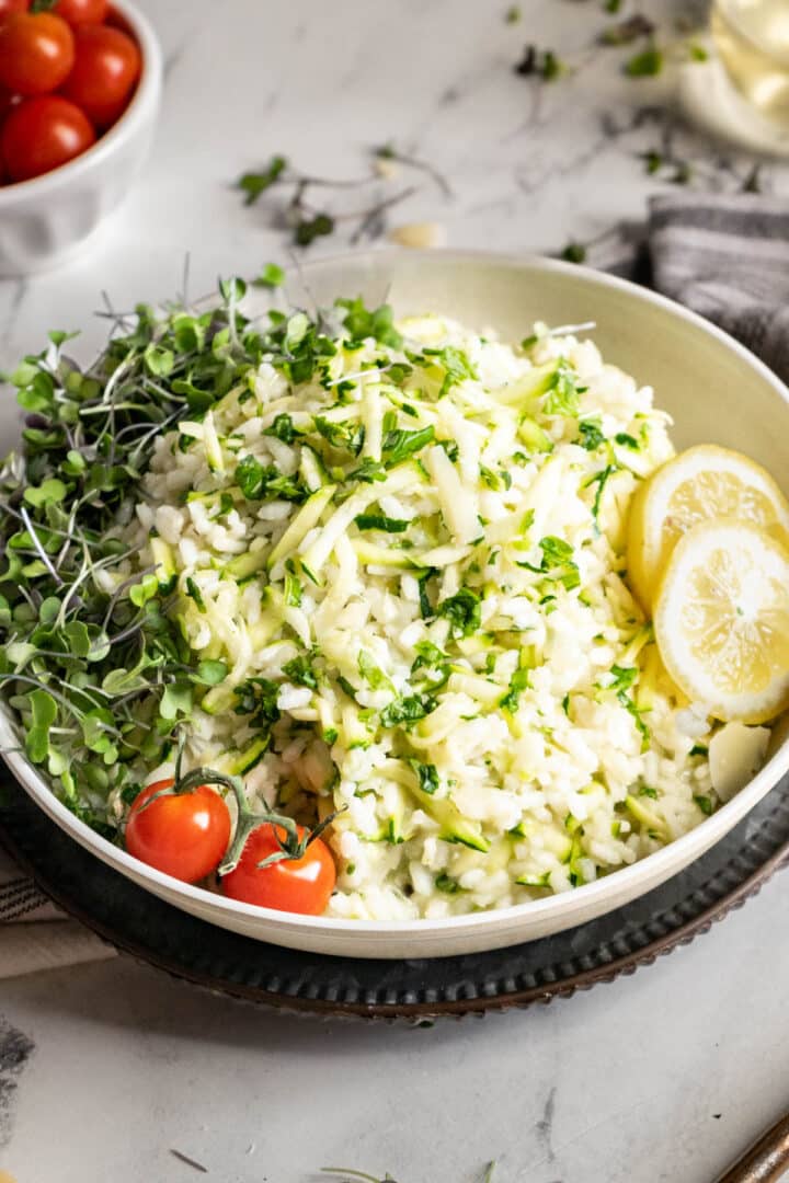 Creamy Zucchini Risotto Recipe- Peel with Zeal Creamy Zucchini Risotto Recipe- Peel with Zeal
