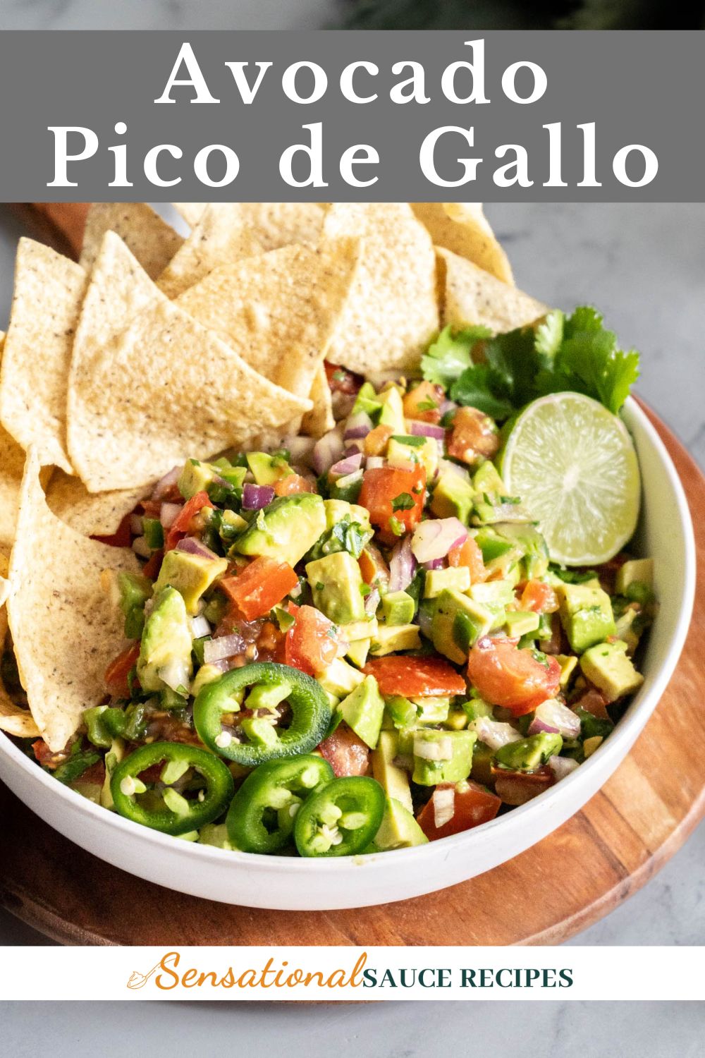 Easy Avocado Pico De Gallo Recipe