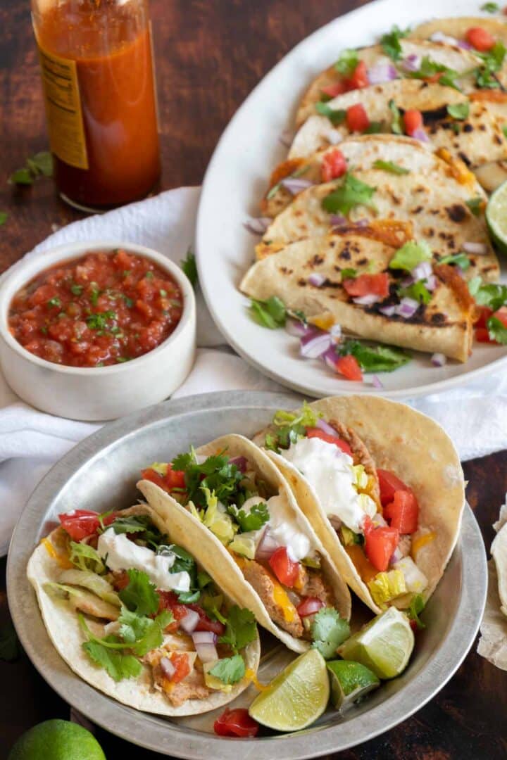 Easy Refried Bean and Cheese Tacos Peel with Zeal