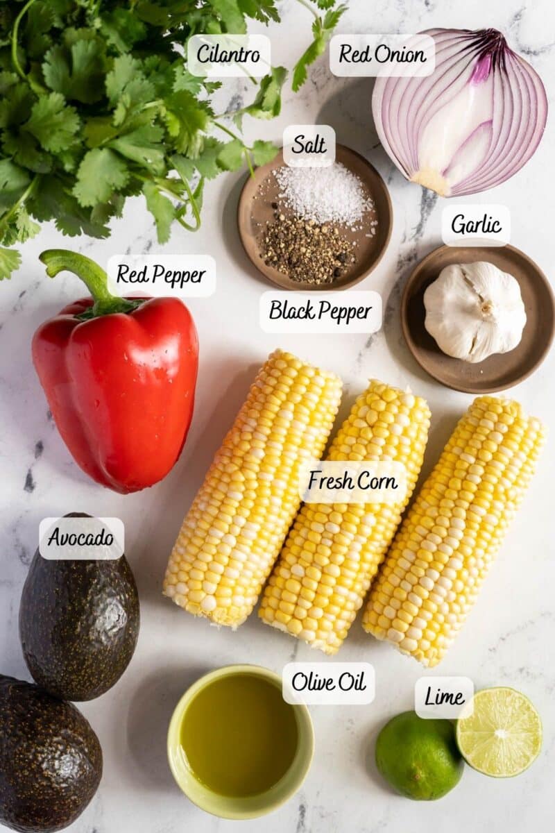 Quick And Easy Avocado Corn Salad