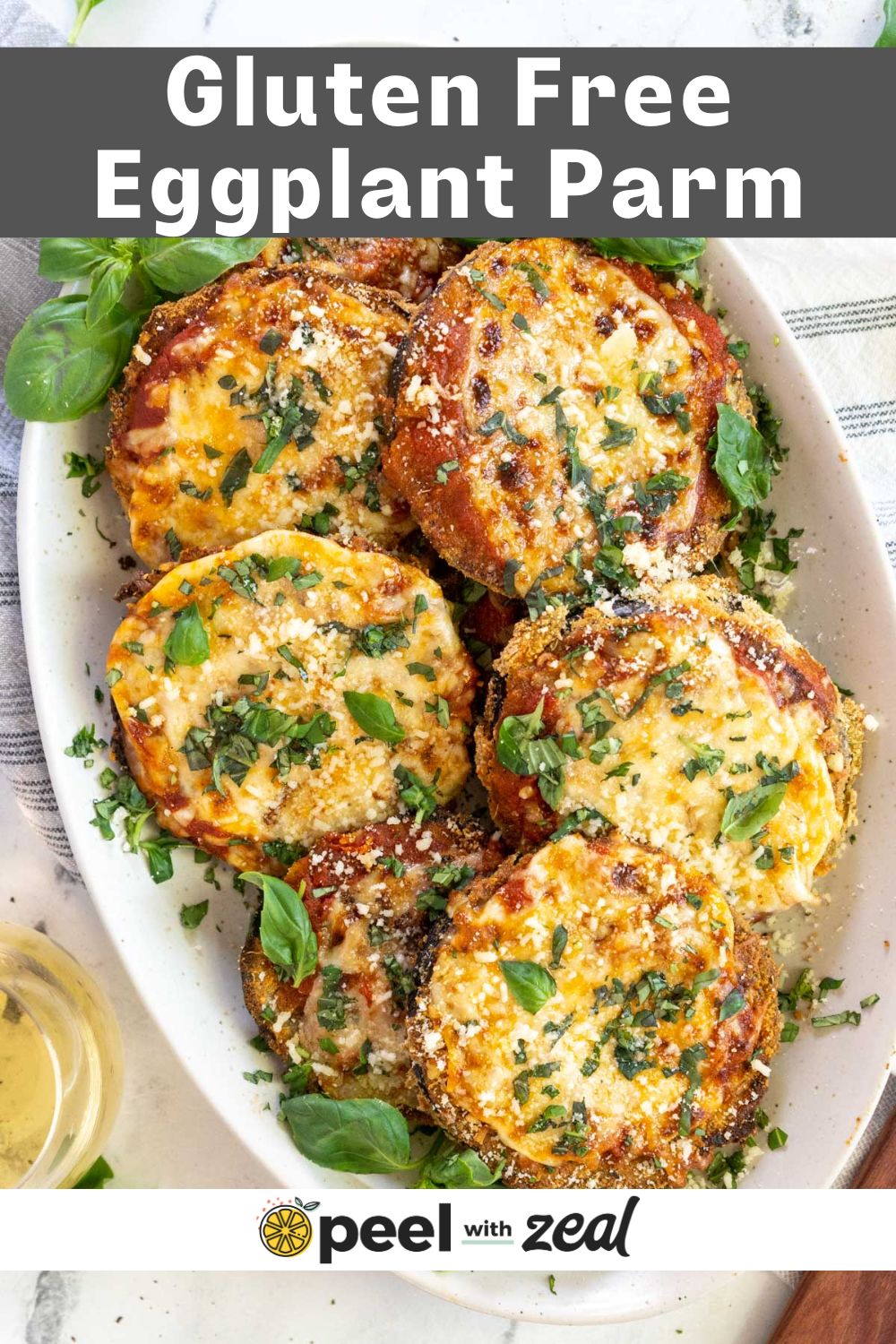 Crispy GlutenFree Eggplant Parmesan (Oven Baked Recipe)