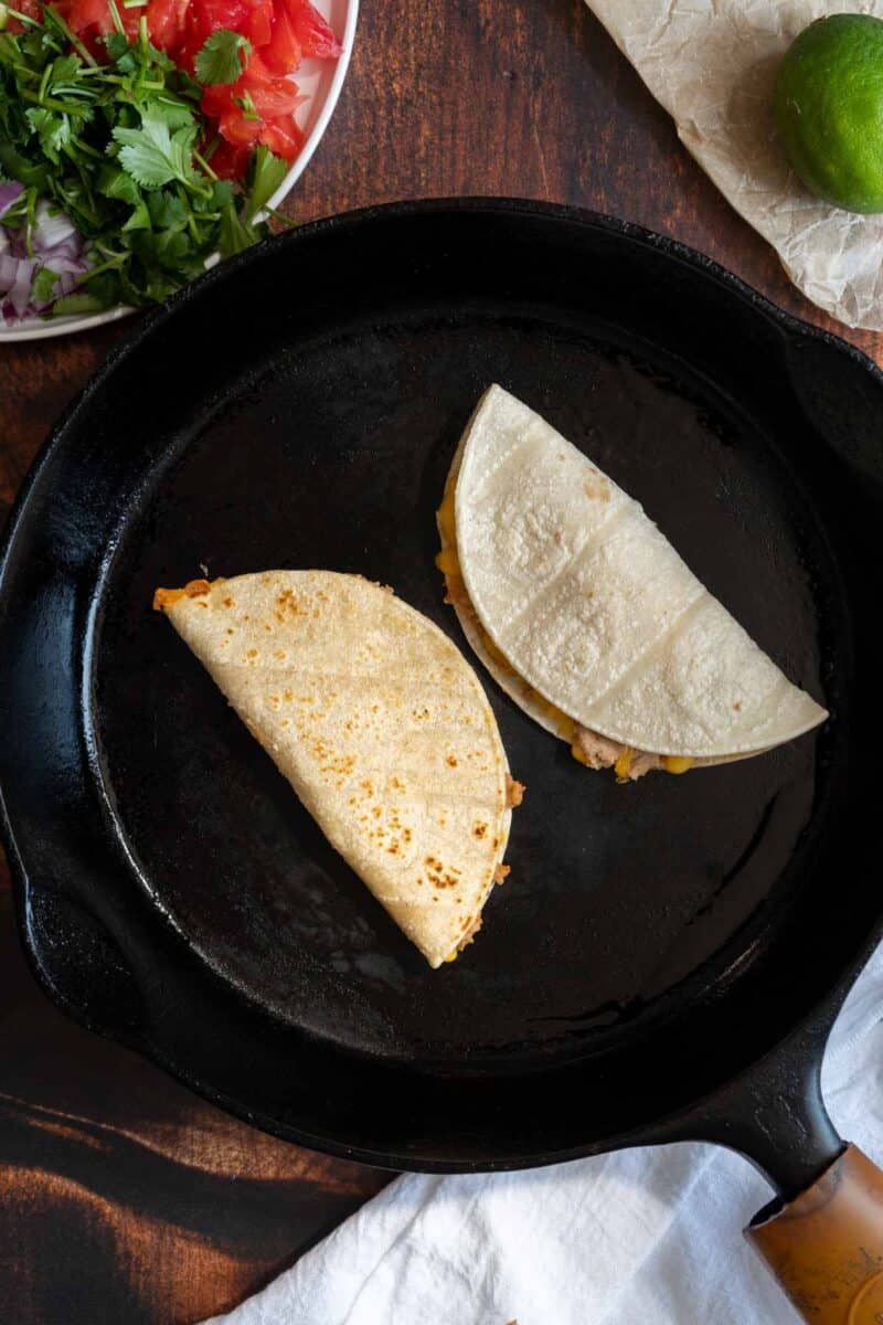 Easy Refried Bean and Cheese Tacos Peel with Zeal