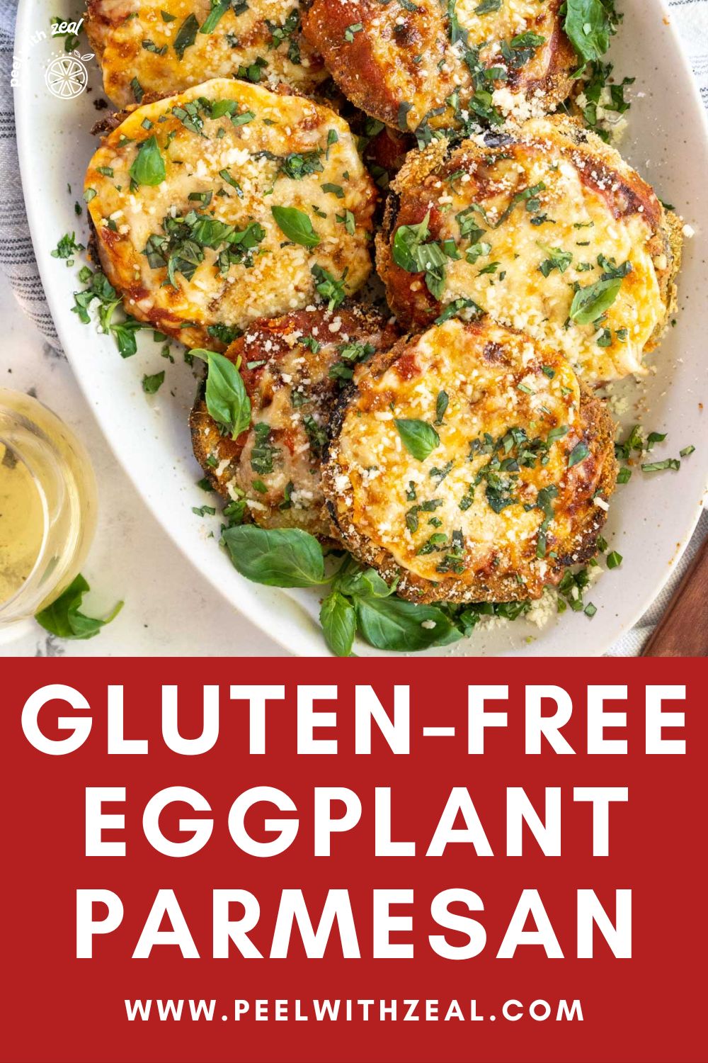 Crispy GlutenFree Eggplant Parmesan (Oven Baked Recipe)