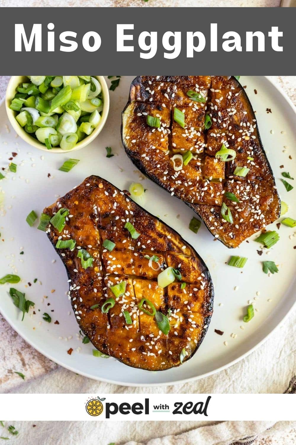Easy Miso Glazed Eggplant Recipe (Nasu Dengaku)