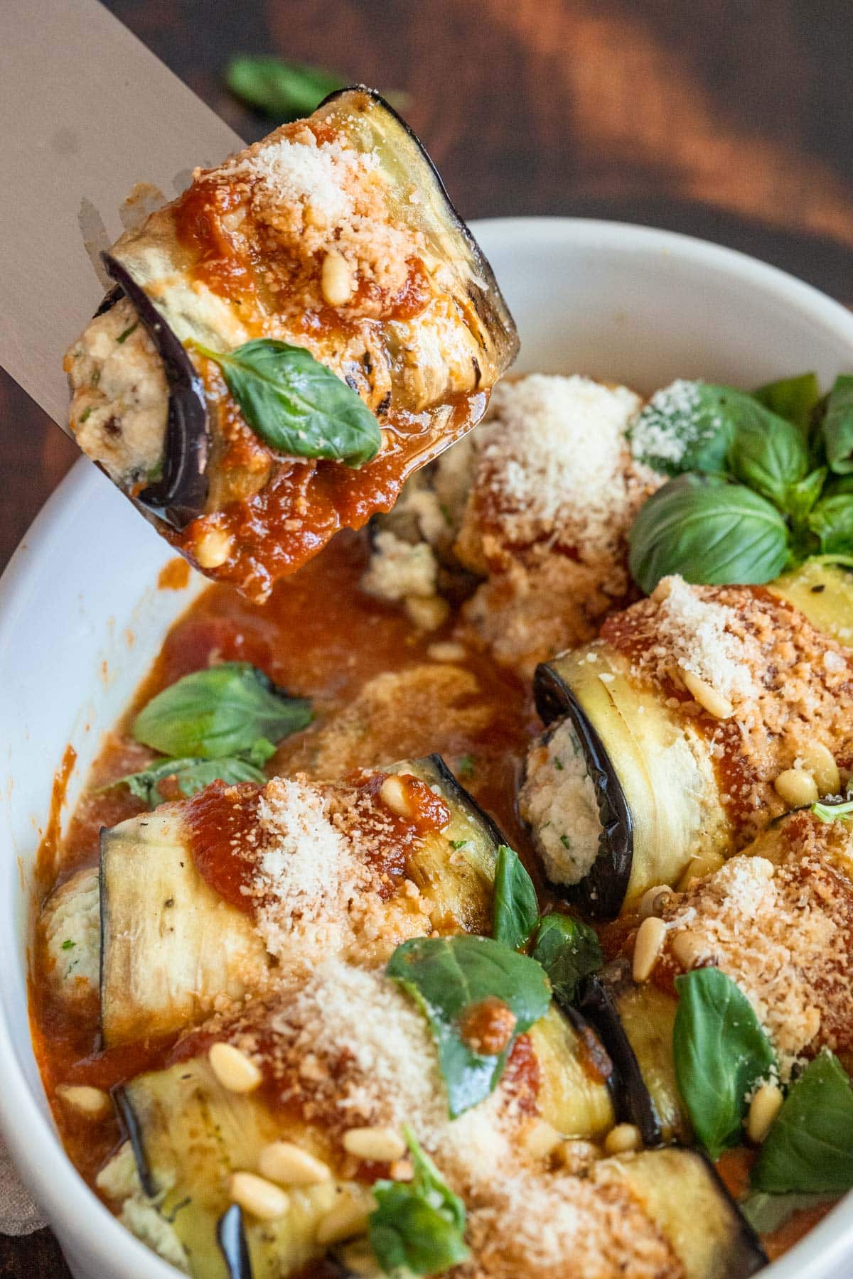 Easy Eggplant Rollatini Recipe - Garlic & Zest