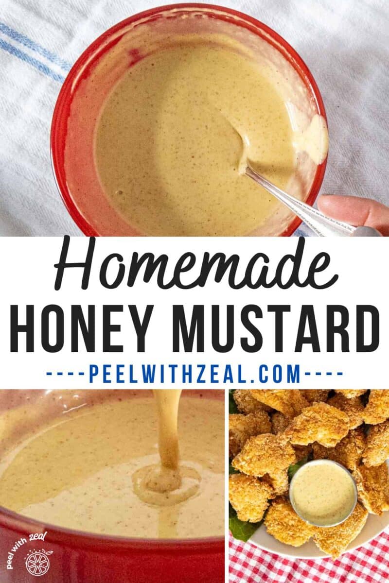 Honey mustard in a bowl.