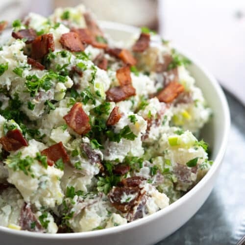 Bacon Blue Cheese Potato Salad Recipe Peel with Zeal