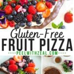 Gluten free fruit pizza.