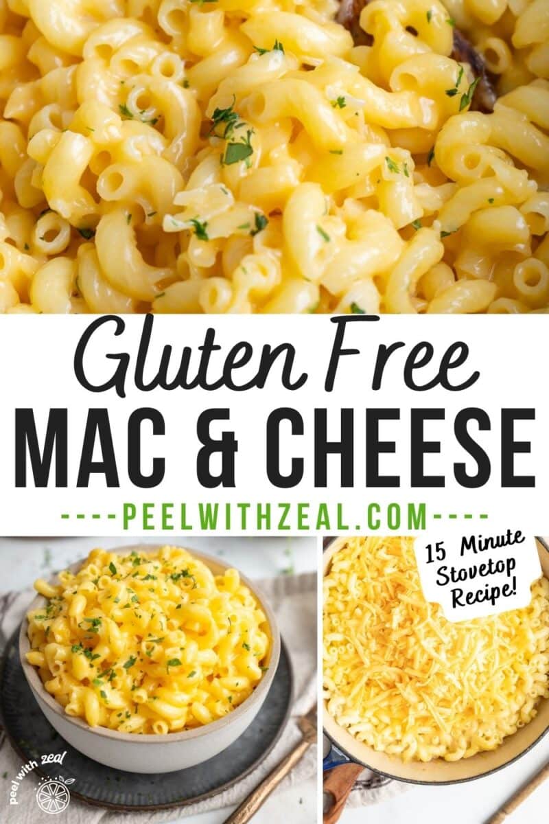 Gluten free macaroni and cheese in a bowl.