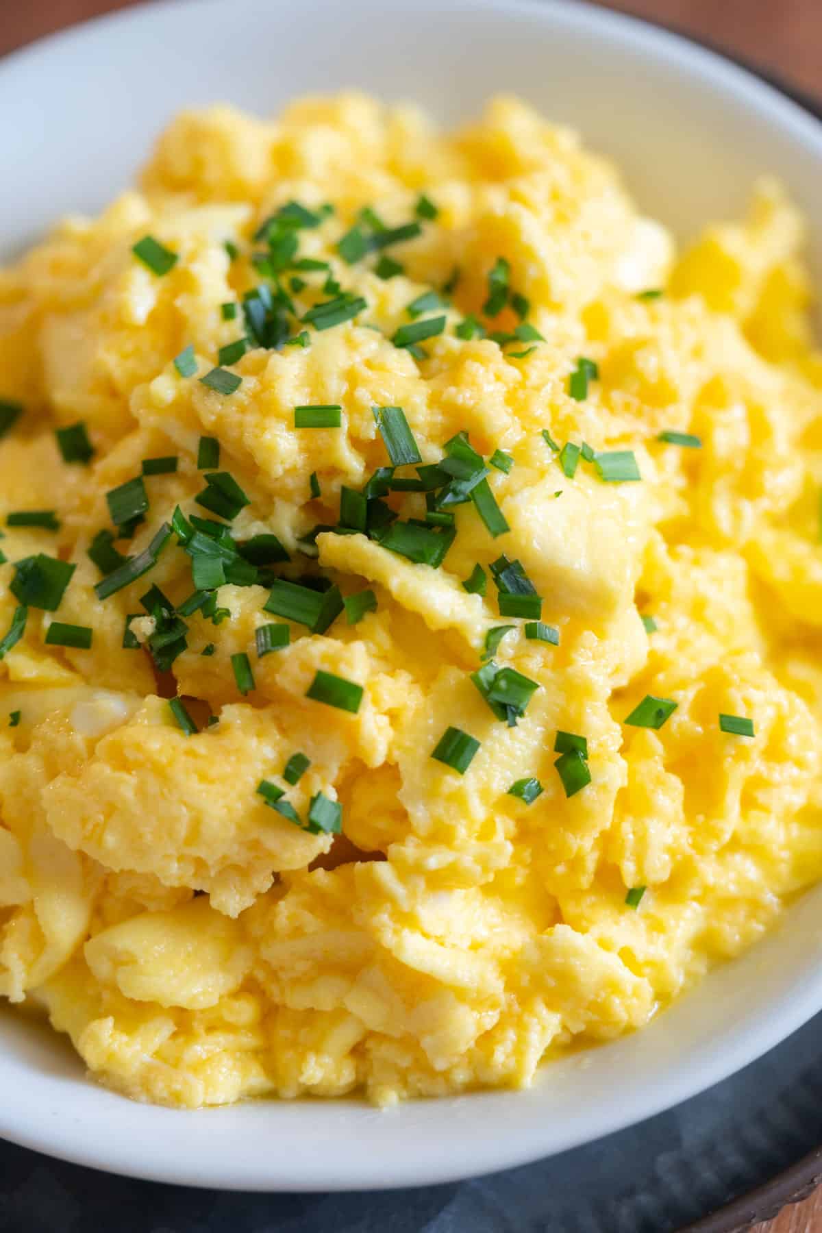 Scrambled eggs.