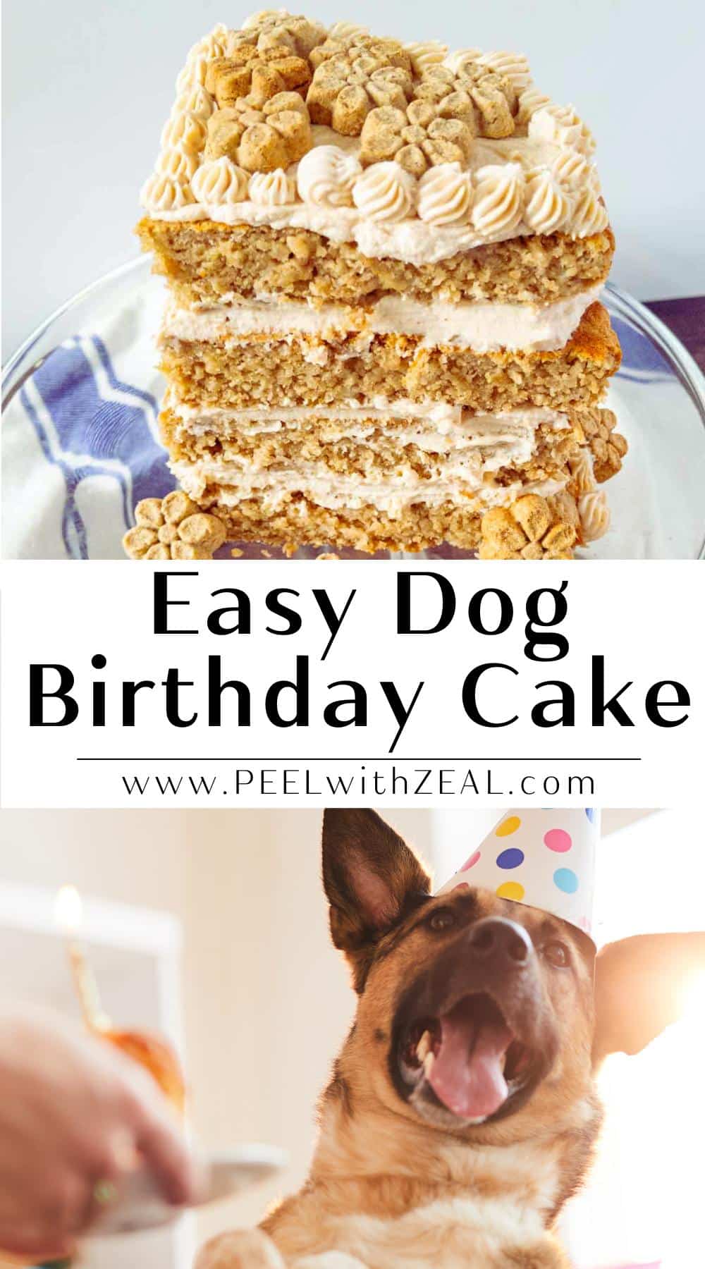 Easy Dog Birthday Cake Recipe Peel With Zeal Dog Cake 