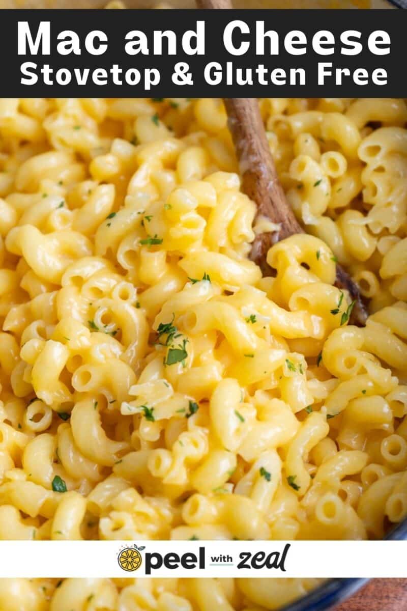 Gluten free macaroni and cheese in a bowl.