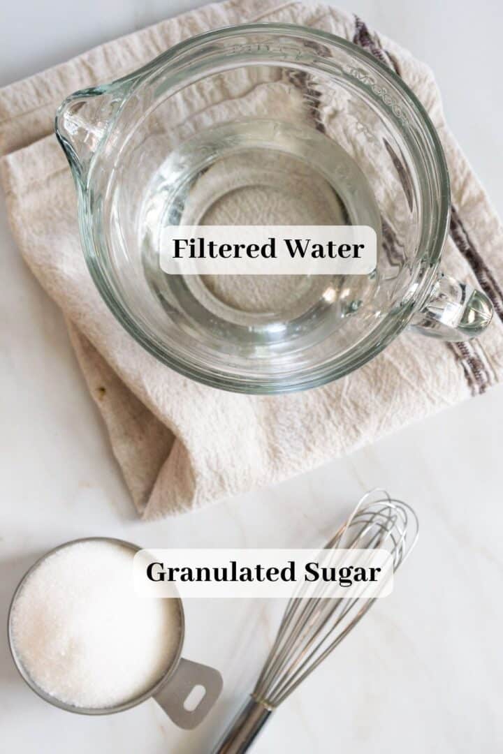 Microwave Simple Syrup - Peel with Zeal