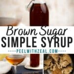 Brown sugar syrup.