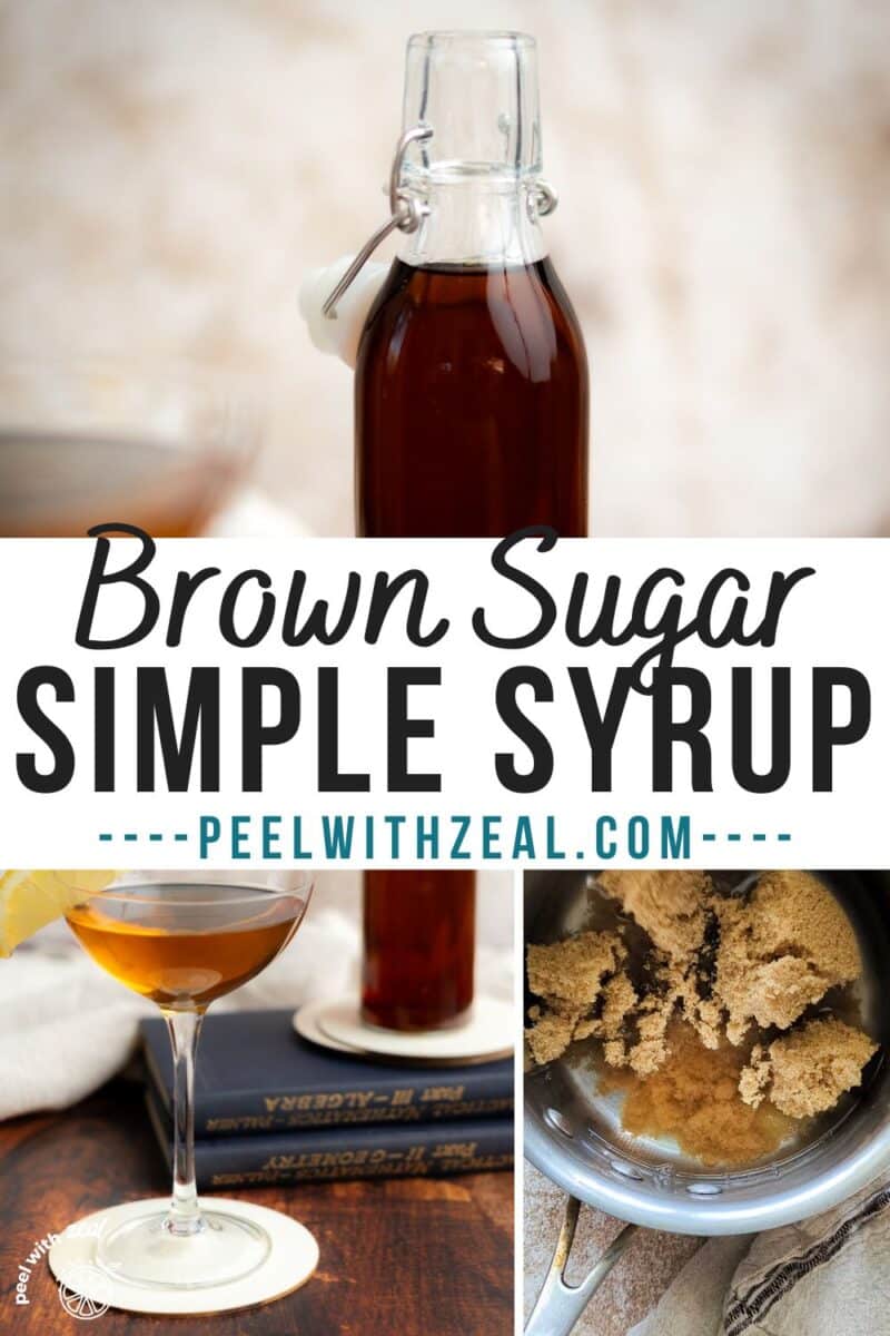 Brown sugar syrup.