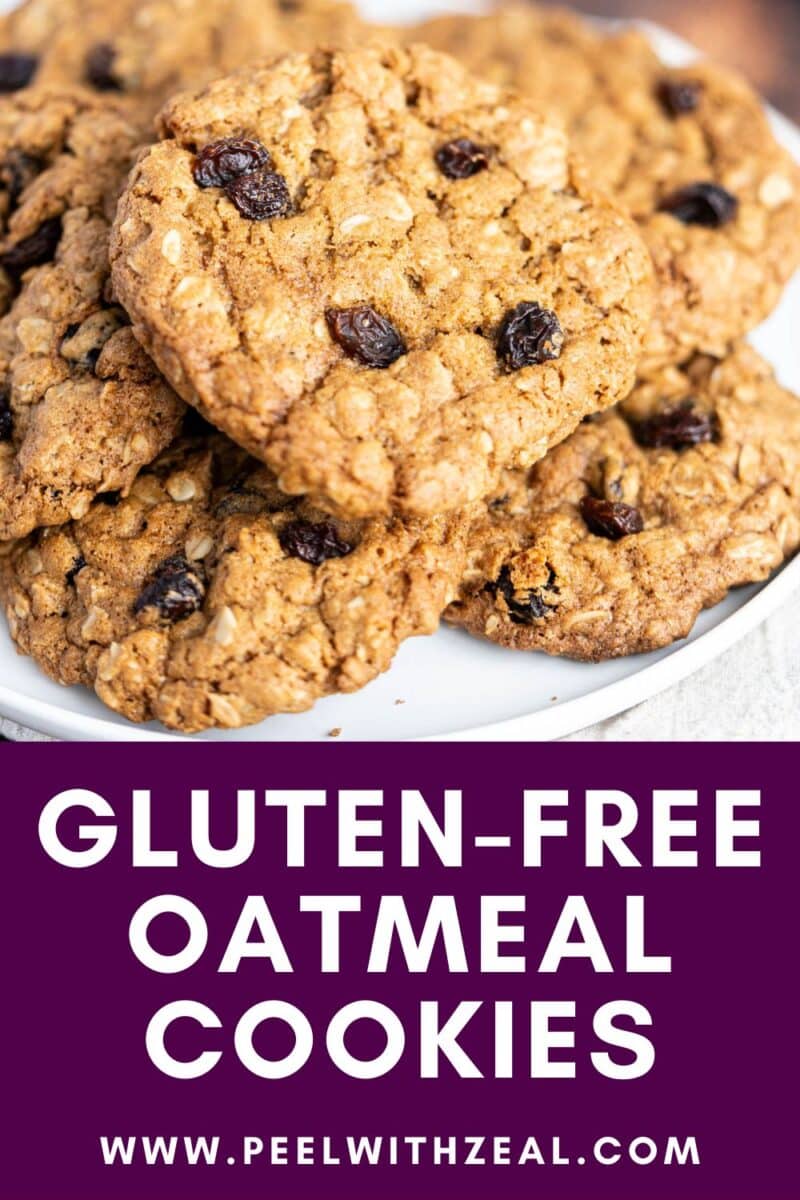 Gluten free cookies on a plate.