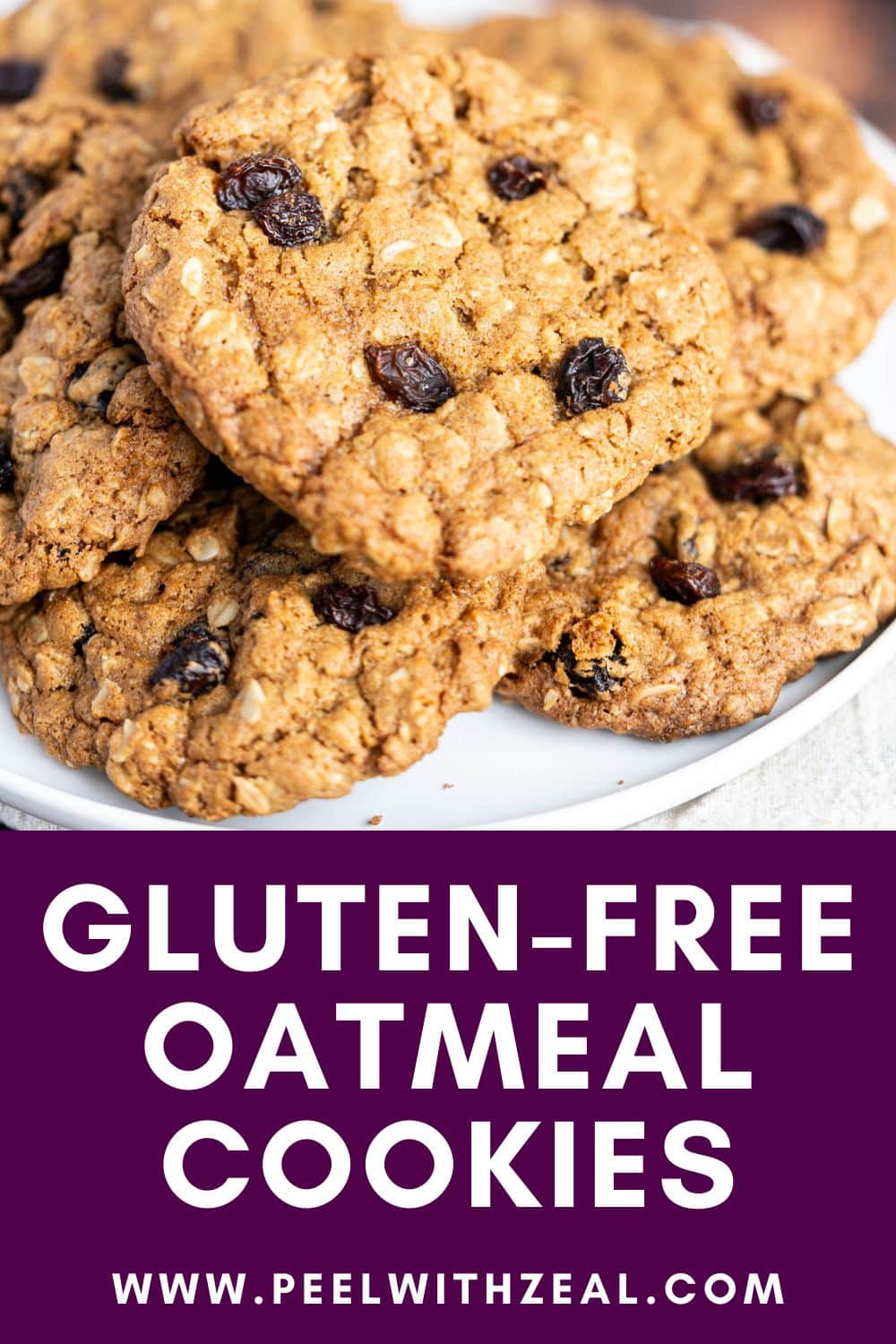 Chewy GlutenFree Oatmeal Raisin Cookies (with Brown Butter!)