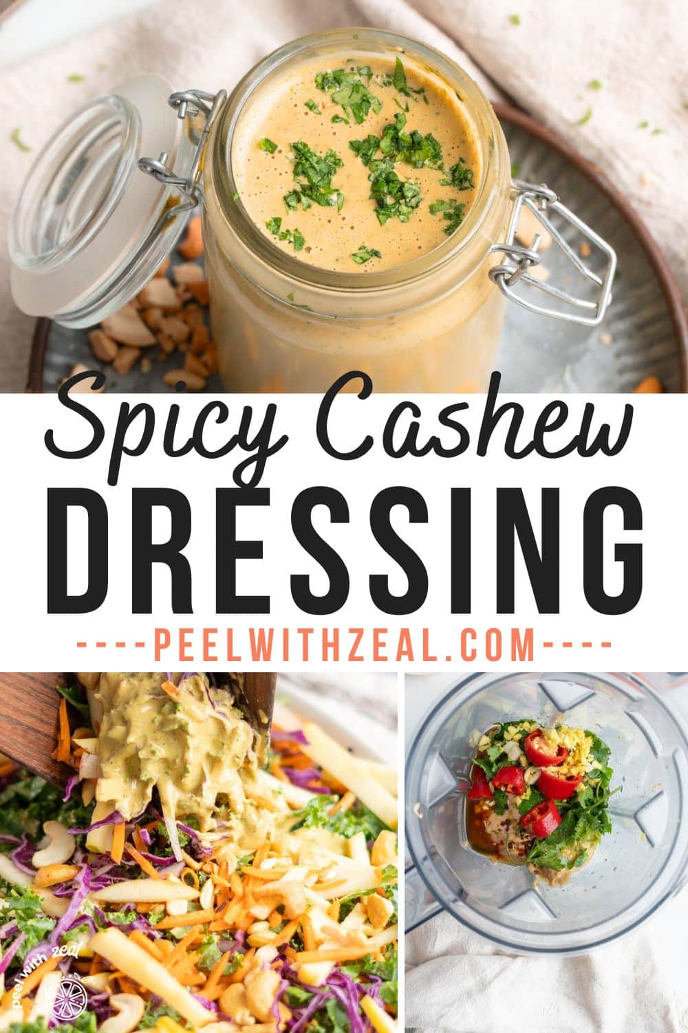 Spicy Cashew Dressing (Better than Trader Joe's!)