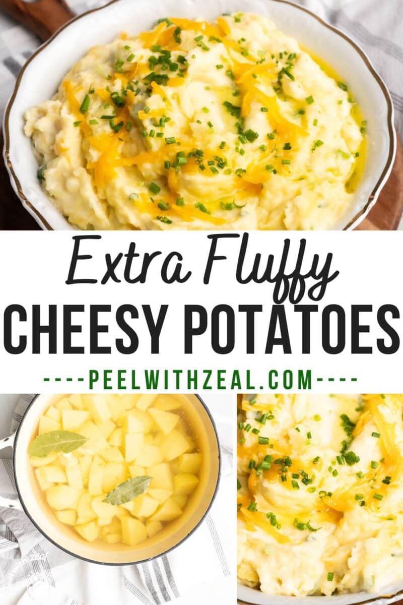 Cheesy mashed potatoes.