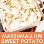 Marshmallow sweet potato fluff.