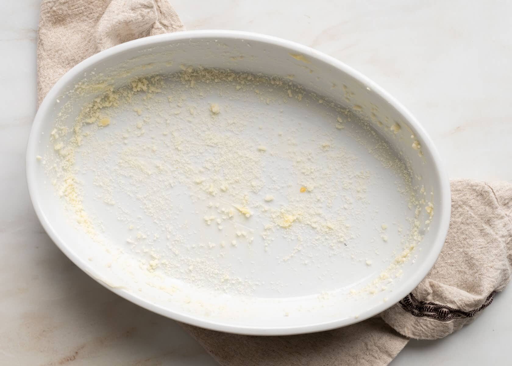 Prepared souffle dish.