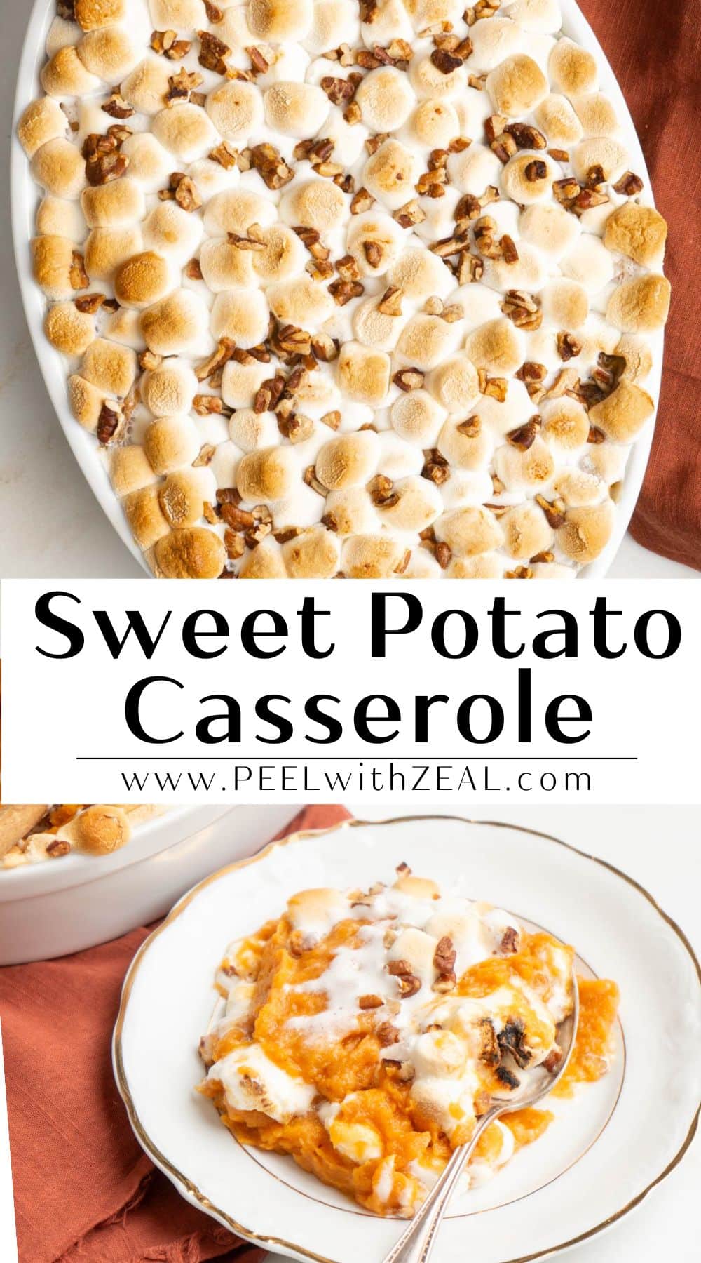 Gluten-Free Sweet Potato Casserole (Dairy-Fee Option) - Peel with Zeal