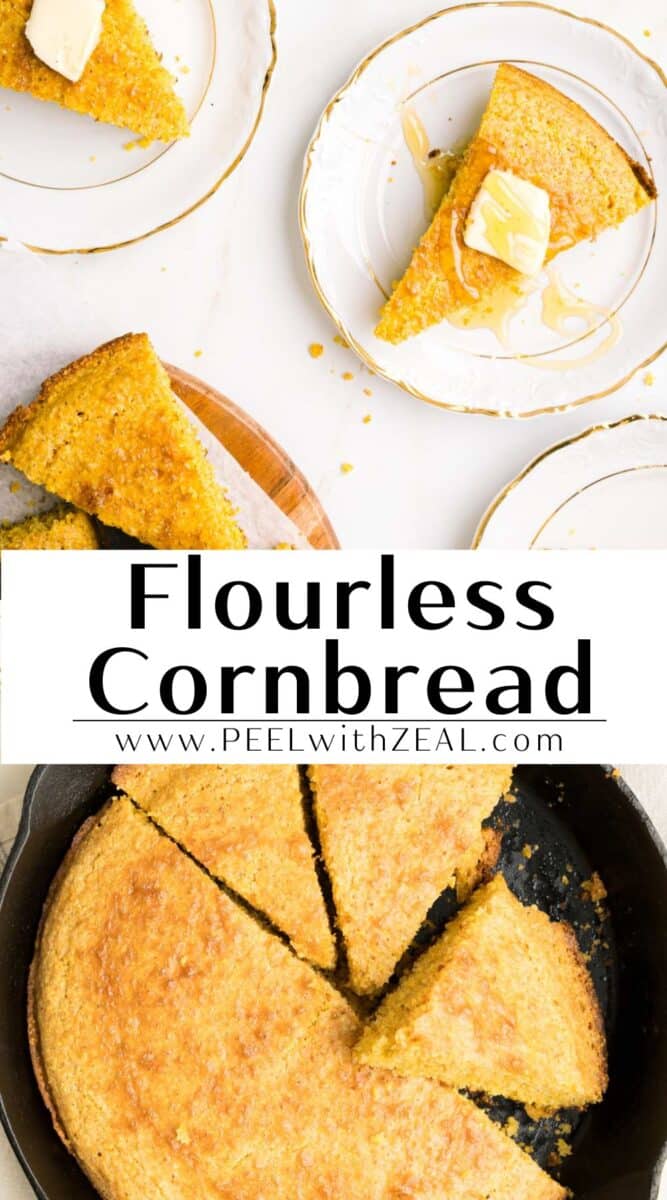 Slices of cornbread.